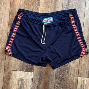 Vintage Chubbies Athletic Shorts in Navy with Red Accents